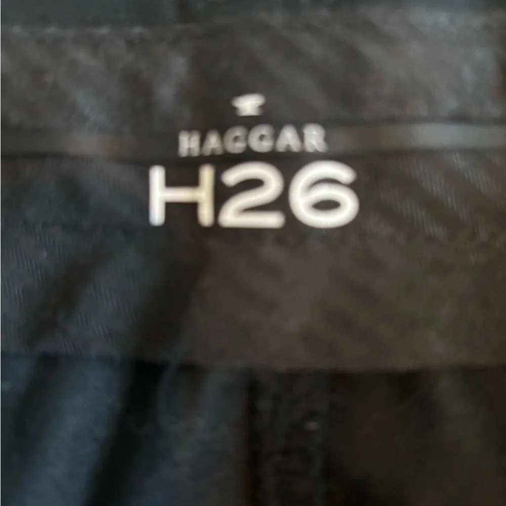 Haggar H26 black dress‎ pants 32x32